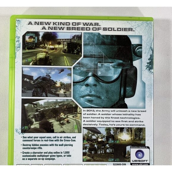 Tom Clancy's Ghost Recon: Warfighter 2006 Xbox 360 Complete with Manual Tested - Picture 4 of 6